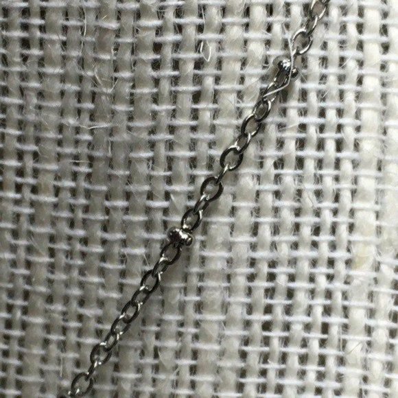 Pendant Necklace Pink Rhinestone Horseshoe Horse Silver Chain Barbie Retro BoHo - Picture 3 of 5